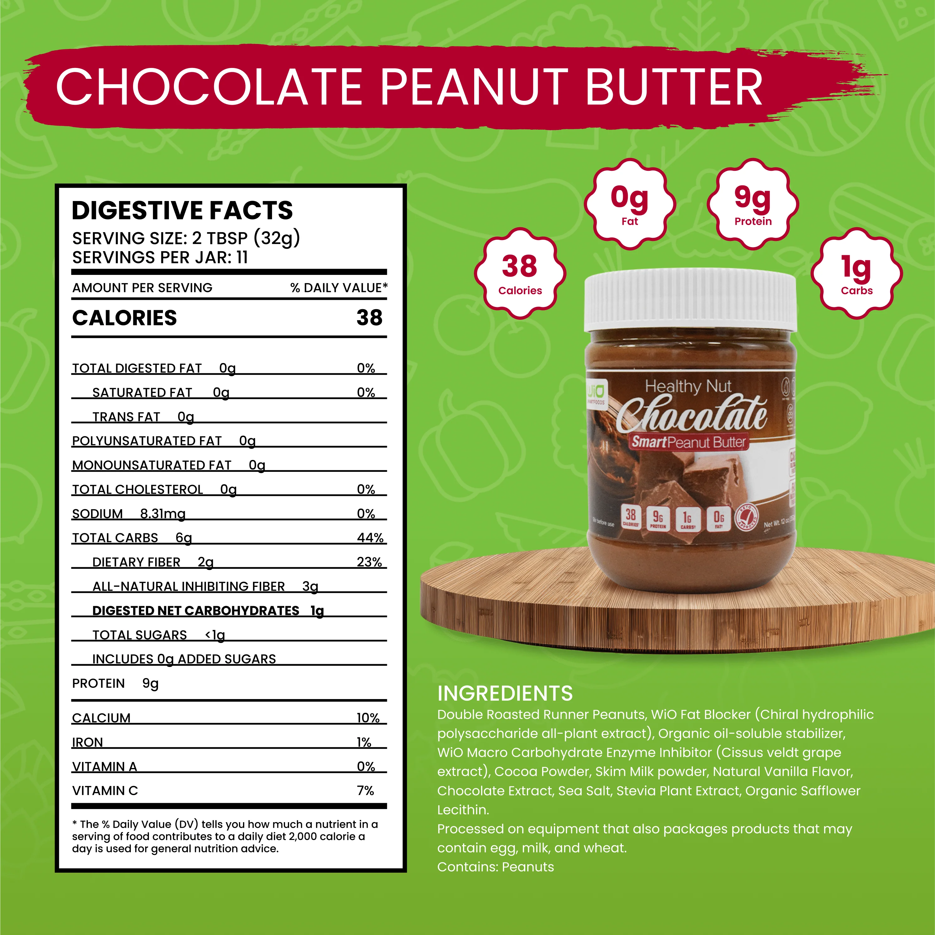 WiO Chocolate Peanut Butter - Image 5