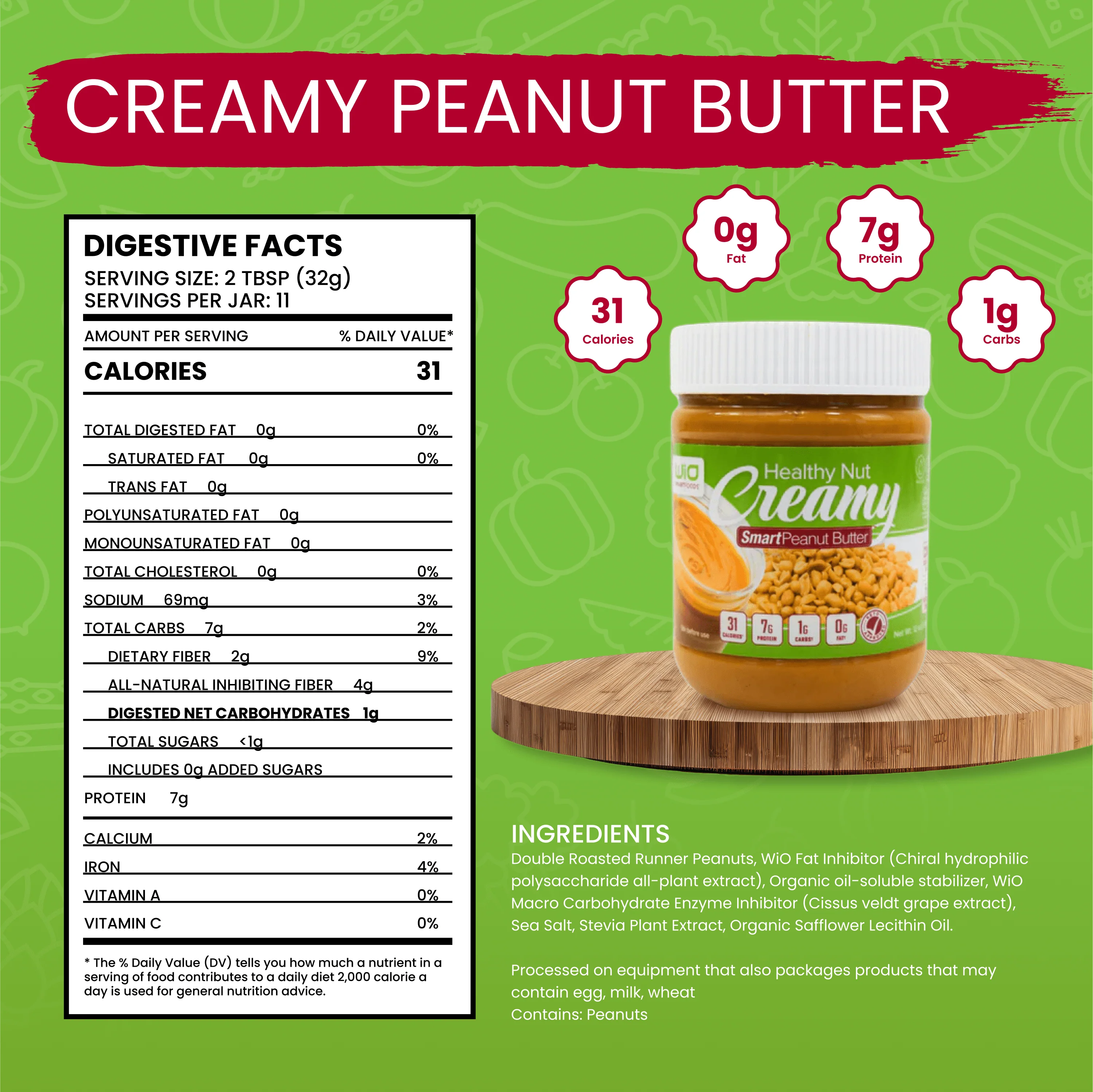 WiO Creamy Peanut Butter - Image 6