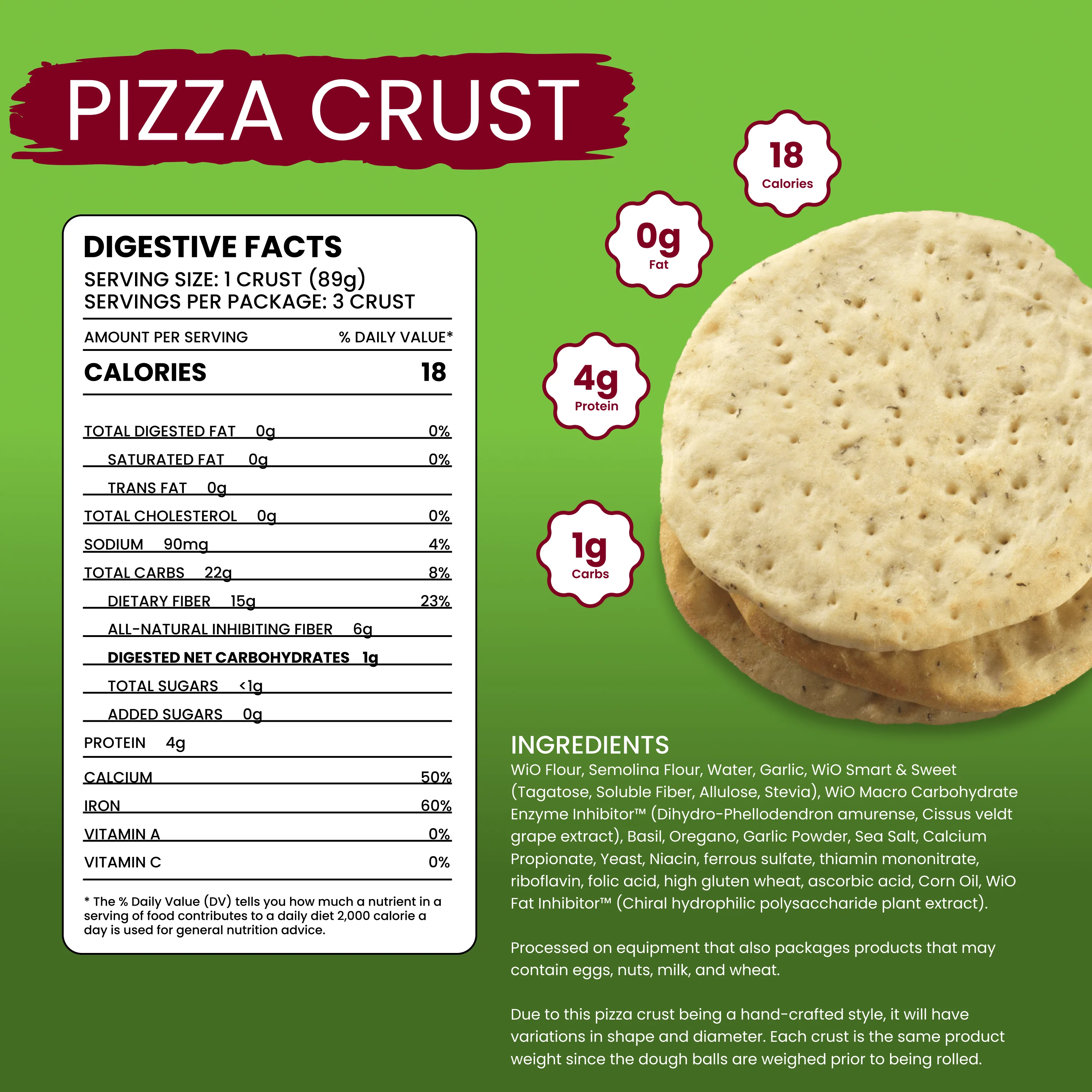 WiO Pizza Crust (3-Pack) - Image 5